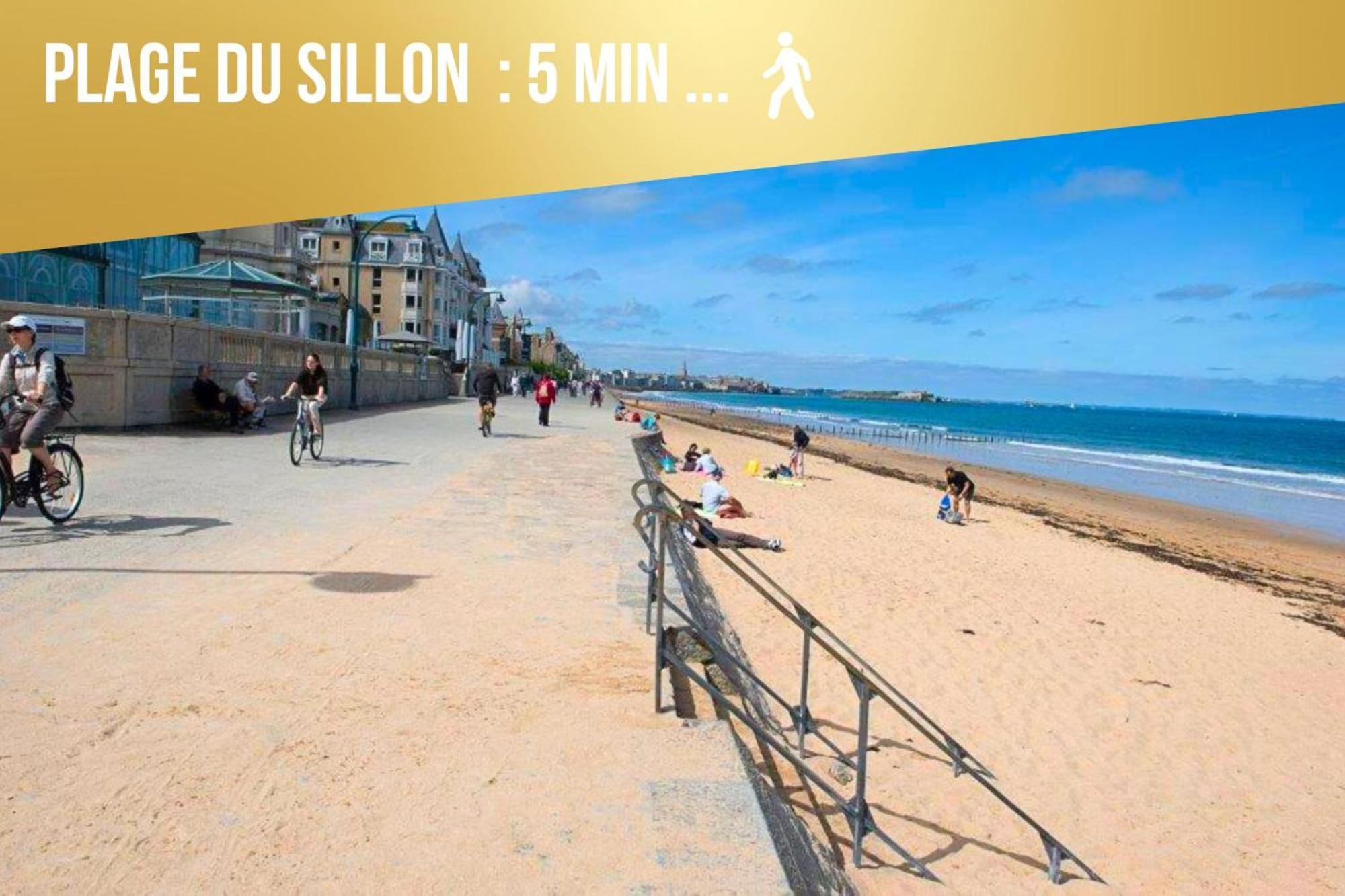 Allen - 2Min De La Plage Du Sillon Et Intra Saint-Malo Exteriör bild